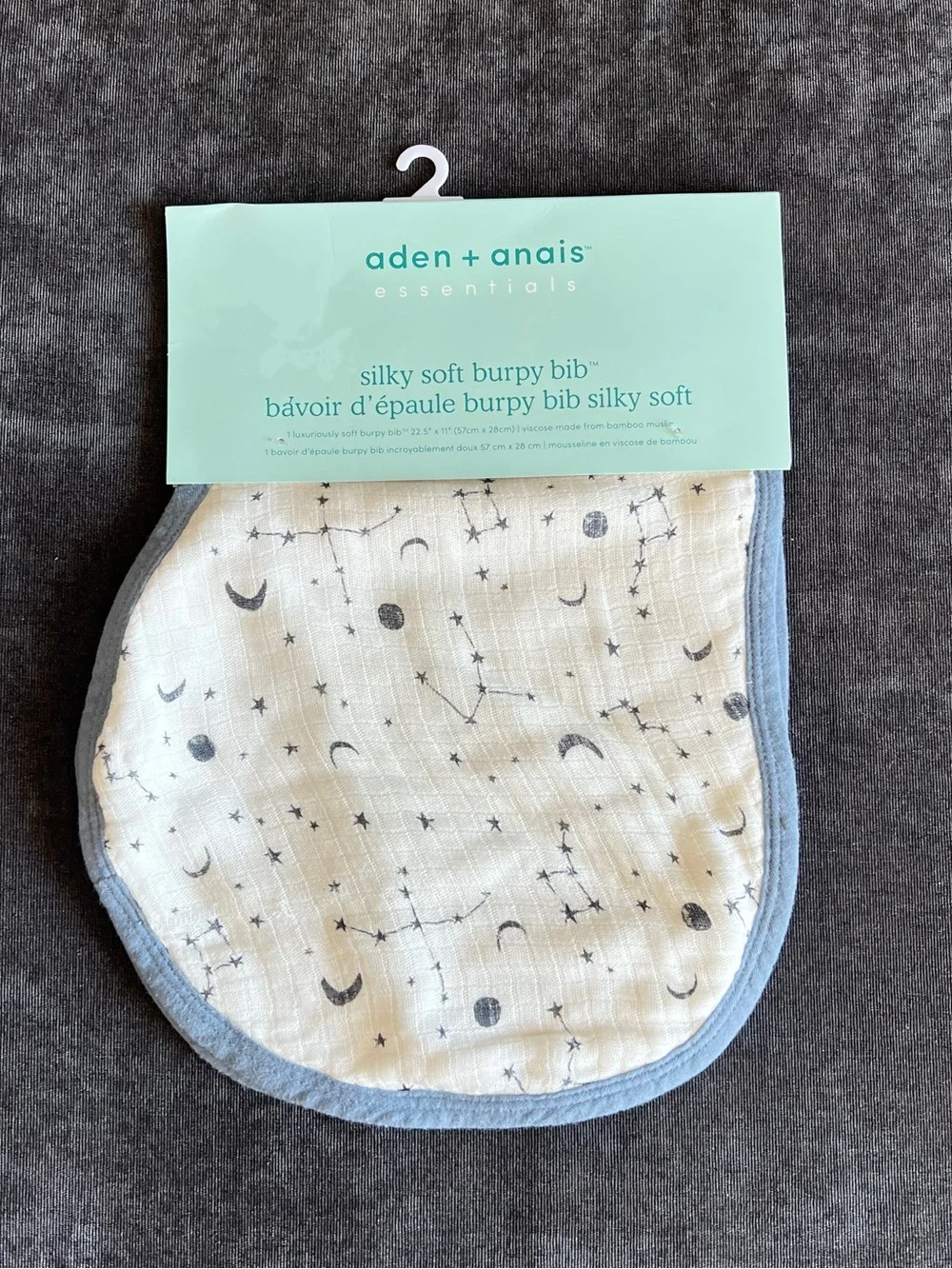 NWT Aden + Anais Essentials Silky Soft Burpy Bib
